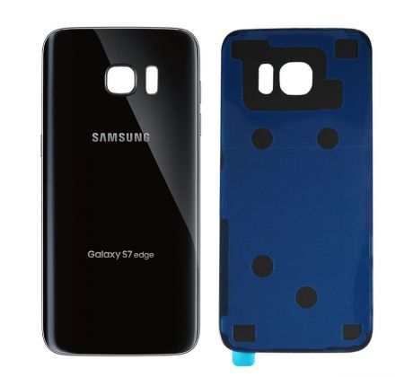 Samsung Galaxy S7 Edge - Zadný kryt - čierny (náhradný diel)
