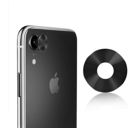 Camera Lens Protector (čierne) - Ochranné sklo na zadnú kameru pre Apple iPhone XR