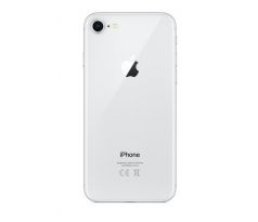 iPhone 8 - Zadné sklo housingu iPhone 8 + sklíčko zadnej kamery - biele