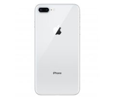 iPhone 8 Plus - Zadné sklo housingu iPhone 8 Plus + sklíčko zadnej kamery - biele 