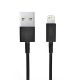 USB dátový kábel Apple Lightning iPhone, iPad čierny