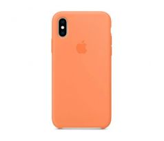 iPhone Xs Silicone Case - Papaya  