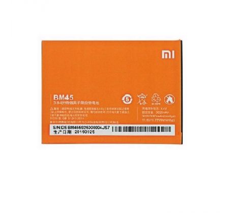 BM45 Xiaomi Redmi Note 2 Batéria 3060mAh (Bulk)