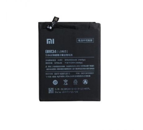 Xiaomi BM34 Li-Ion batéria 3090 mAh, Mi Note Pro, bulk
