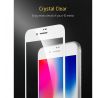 10ks balenie - 3D ochranné sklo na celý displej - iPhone 7/8 - biele