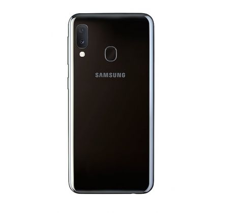 Samsung Galaxy A20e - Zadný kryt - čierny - so sklíčkom zadnej kamery (náhradný diel)