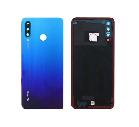 Huawei P30 lite - Zadný kryt - modrý - so sklíčkom zadnej kamery (náhradný diel)