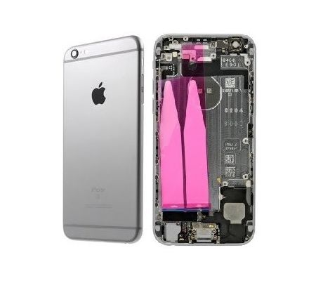 Zadný kryt iPhone 6S Plus šedý/space grey s predinštalovanými dielmi