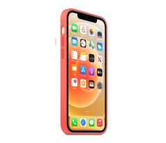 iPhone 12 Silicone Case -  ružový (lososový)