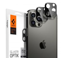 Spigen Optik - Ochranné sklo zadnej kamery pre Apple iPhone 12 Pro - 2ks v balení
