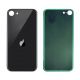 Apple iPhone SE 2020/SE 2022 - Zadné sklo housingu - čierne