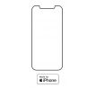 Hydrogel - matná ochranná fólia - iPhone 12 Pro Max - typ výrezu 2
