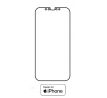 Hydrogel - matná ochranná fólia - iPhone 12 Pro Max - typ výrezu 3