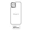 Hydrogel - zadná ochranná fólia - iPhone 12 - typ výrezu 4