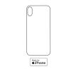 Hydrogel - matná zadná ochranná fólia - iPhone XS Max