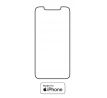 Hydrogel - matná ochranná fólia - iPhone XS Max - typ výrezu 2