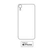 Hydrogel - matná zadná ochranná fólia - iPhone XR - typ výrezu 2