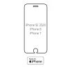 Hydrogel - ochranná fólia - iPhone 7/8/SE 2020/SE 2022 - typ výrezu 2