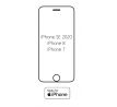 Hydrogel - ochranná fólia - iPhone 7/8/SE 2020/SE 2022 - typ výrezu 4