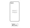 Hydrogel - zadná ochranná fólia - iPhone 8 - typ výrezu 2