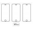 3PACK - Hydrogel - 3x ochranná fólia - iPhone 7 Plus/8 Plus
