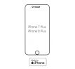 Hydrogel - ochranná fólia - iPhone 7 Plus/8 Plus - typ výrezu 4