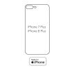 Hydrogel - zadná ochranná fólia - iPhone 7 Plus/8 Plus - typ výrezu 3