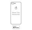 Hydrogel - zadná ochranná fólia - iPhone 7 Plus/8 Plus - typ výrezu 2