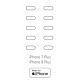 Hydrogel - ochranná fólia zadnej kamery - iPhone 7 Plus/8 Plus - 10ks v balení