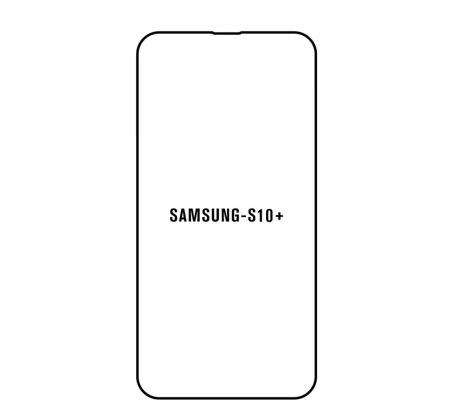 Hydrogel - ochranná fólia - Samsung Galaxy S10+ typ výrezu 2