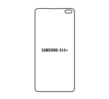 Hydrogel - ochranná fólia - Samsung Galaxy S10+ typ výrezu 1