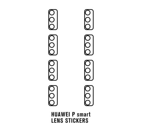 Hydrogel - ochranná fólia zadnej kamery - Huawei P Smart 2020 - 8ks v balení