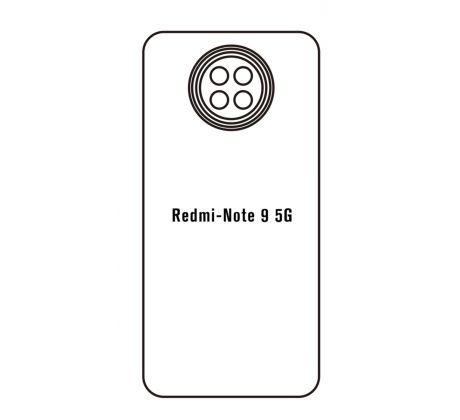 Hydrogel - zadná ochranná fólia - Xiaomi Redmi Note 9 5G