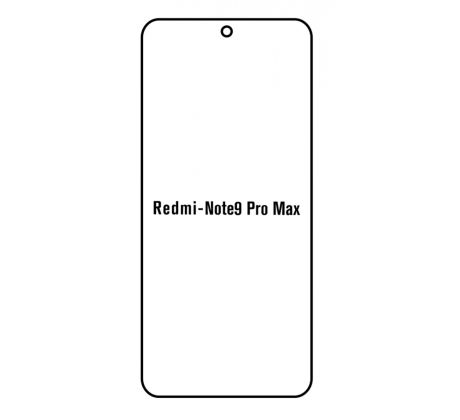 Hydrogel - ochranná fólia - Xiaomi Redmi Note 9 Pro Max