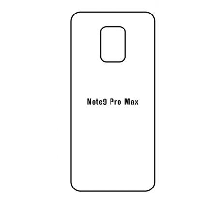 Hydrogel - zadná ochranná fólia - Xiaomi Redmi Note Pro Max