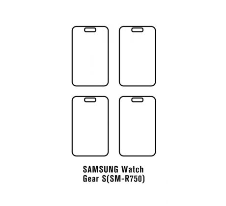 Hydrogel - 4x ochranná fólia - Samsung Watch Gear S (SM - R750)