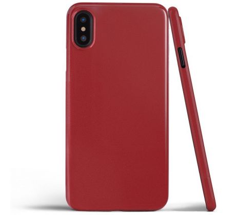 Slim minimal iPhone X/XS červený