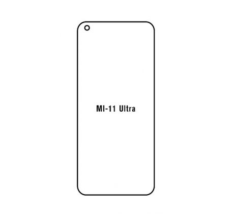 Hydrogel - matná ochranná fólia - Xiaomi Mi 11 Ultra 