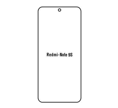 Hydrogel - matná ochranná fólia - Xiaomi Redmi Note 9S 