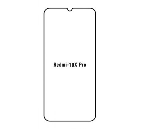 Hydrogel - matná ochranná fólia - Xiaomi Redmi 10X Pro 5G 