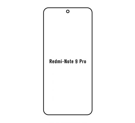 Hydrogel - matná ochranná fólia - Xiaomi Redmi Note 9 Pro 5G