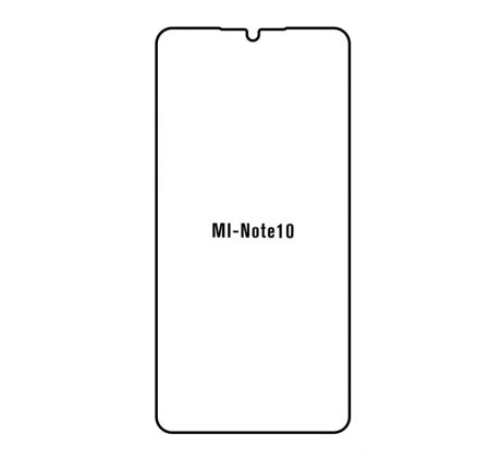 Hydrogel - matná ochranná fólia - Xiaomi Mi Note 10  