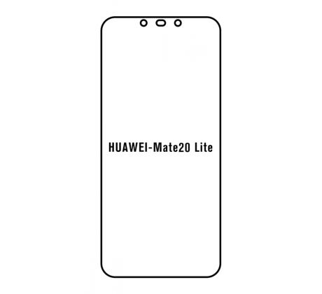 Hydrogel - matná ochranná fólia - Huawei Mate 20 Lite 