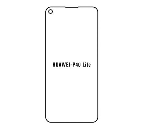 Hydrogel - matná ochranná fólia - Huawei P40 Lite 5G 