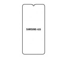 Hydrogel - matná ochranná fólia - Samsung Galaxy A20 