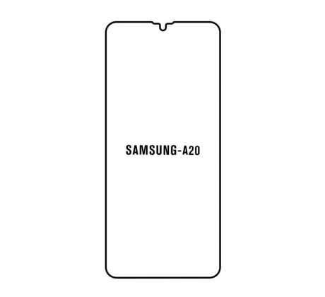 Hydrogel - matná ochranná fólia - Samsung Galaxy A20 