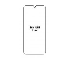 Hydrogel - matná ochranná fólia - Samsung Galaxy S20+  - typ výrezu 4