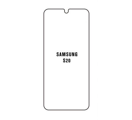 Hydrogel - matná ochranná fólia - Samsung Galaxy S20