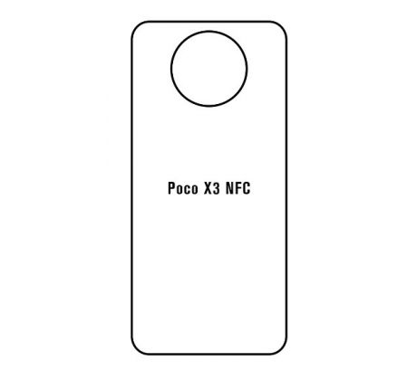Hydrogel - zadná ochranná fólia - Xiaomi Poco X3 NFC