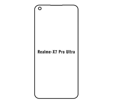 Hydrogel - matná ochranná fólia - Realme X7 Pro Ultra